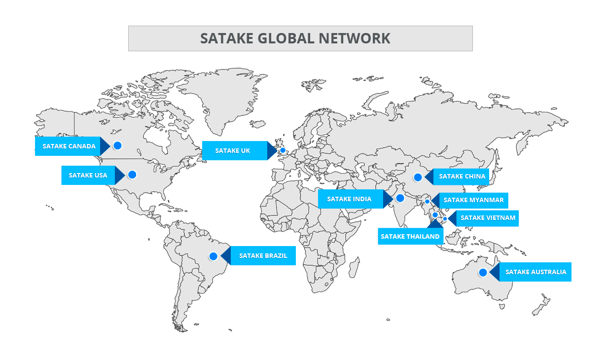 satake network map